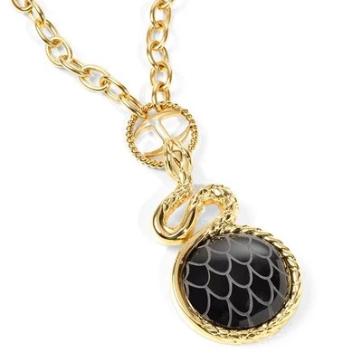 Just Cavalli SCXS03 AMAZONIA Damen Halskette Edelstahl Gold Schlange Snake 40 cm - Bild 1 von 3