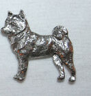 Shiba Inu Dog Fine PEWTER PIN Jewelry Art USA Made