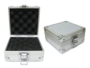 ALUMINUM SINGLE TATTOO MACHINE CASE Egg Shell Foam Carrying Box Supply Travel - Picture 1 of 1