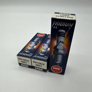 3 Pcs NGK 6801 Iridium IX BR10EIX Spark Plugs - Picture 1 of 4