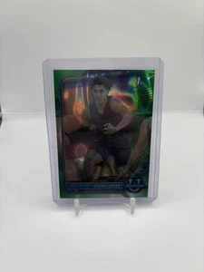 Colby Jones 2022 Bowman University Chrome Green Lava 1st Bowman /99 Wizards - Picture 1 of 2