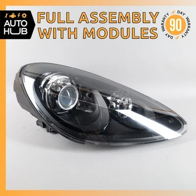 Lámpara de faro lateral derecho pasajero 11-14 Porsche Cayenne 958 bi-xenón OEM Foto 1 de 4