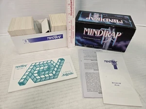 Vintage 1991 Mind Trap Game Original Puzzles Murder Mysteries FREE SHIPPING - Picture 1 of 10