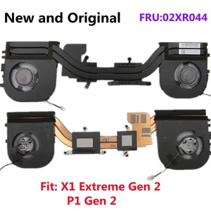 CPU Lüfter Kühlkörper Radiator für Lenovo ThinkPad X1 Extreme Gen2 P1 02XR044 - Bild 1 von 3