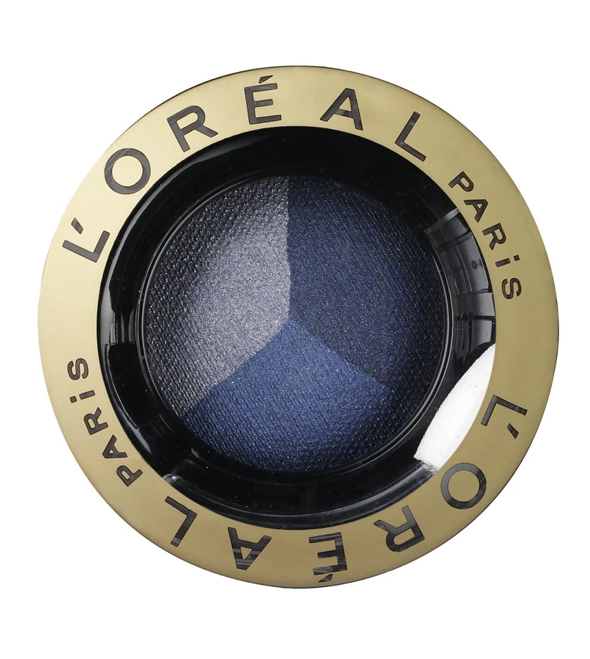 L Oreal -schatten Augenlider Color Appeal Trio Pro 411 Stay Blue + Pinsel Neu - Bild 1 von 1