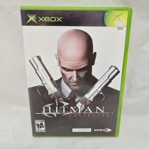 Hitman Contacts Xbox Game 2004 CIB Case Manual Assassin Stuff - Picture 1 of 3