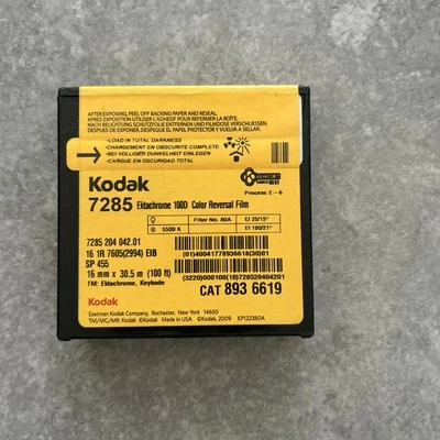Kodak 7285 EKTACHROME 100D 16MM 100 ft  15 F PROJECTOR - Image 1 of 3