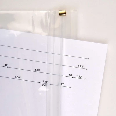 ORIGINAL BÖCK Planschutzhüllen Test-Set KLEIN Planschutztaschen Planschutzhülle Bauplantasche