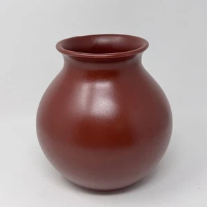 Pottery Barn Portugal Keramik Vase - rotbraun - Bild 1 von 7