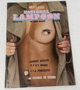 National Lampoon Magazine January 1976 Secret Issue Humor - Picture 1 of 3