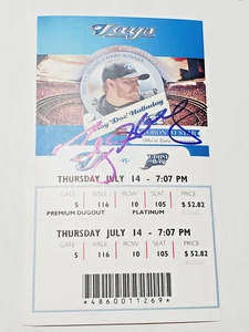 Roy Halladay July 14 2005 Autograph Ticket Hand Signed Toronto Blue Jays Auto - Picture 1 of 3