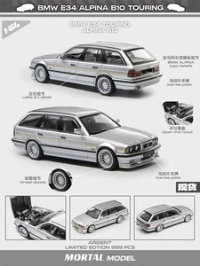 1:64 Mortal BMW E34 M5 ALPINA B10 TOURING Wagon Diecast Toy Car Model Collection - Picture 1 of 6