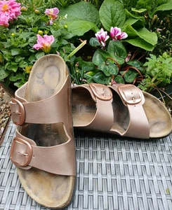 BIRKENSTOCK ARIZONA GROSSE SCHNALLE ROSEGOLD METALLIC ROSA DAMEN SANDALEN 6,5 40 - Bild 1 von 11
