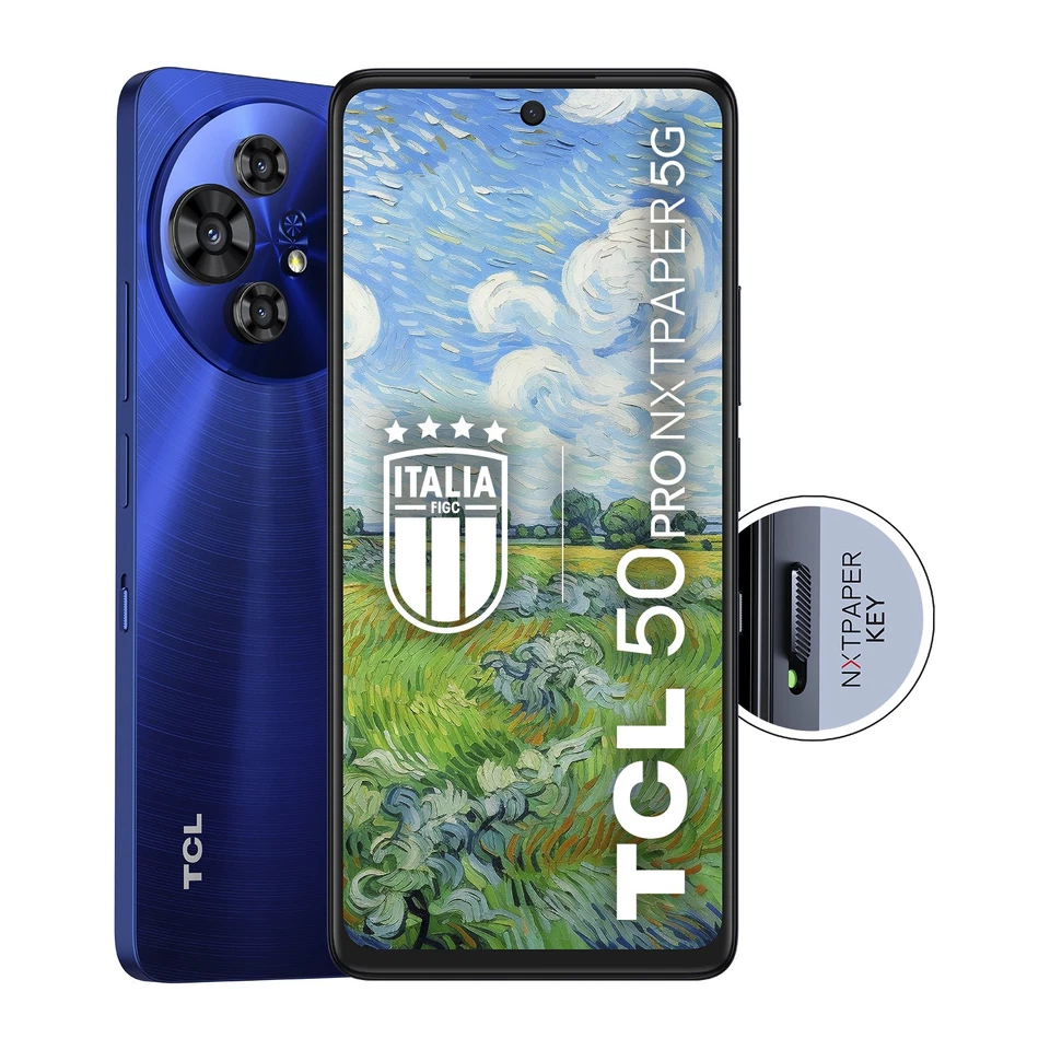 TCL 50 PRO NXTPAPER 8+512GB 5G MIDNIGHT BLUE T803D-2CLCA112 - Immagine 1 di 1