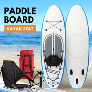 Extra Wide Stand Up Paddle Board Kayak Inflatable SUP Surfboard Paddleboard Surf - Picture 1 of 11