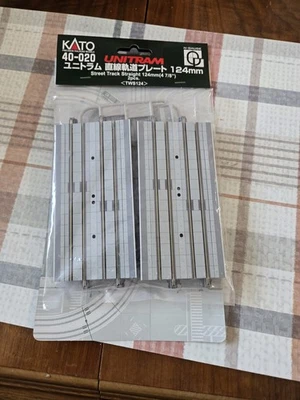 Kato N Scale #40-020 Unitram Street Track Straight. - Image 1 of 3
