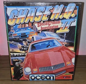 Chase HQ II By Ocean - Jeu Amiga en boîte d'origine - Manuel inclus - Fonctionne - - Photo 1/9