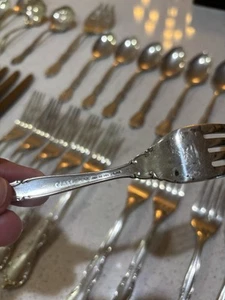 Modern Victorian by Lunt Sterling Silver Flatware Set For 8 Service 46 Pieces - Picture 1 of 10