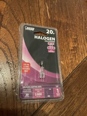 Feit Electric 20-Watt G4, Clear Bulb 12 volt.  New In Packaging. - Image 1 of 2