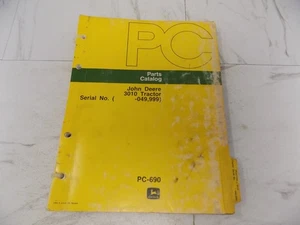John Deere 3010 Traktor Teilekatalog PC-690 Serie -049999 USA - Bild 1 von 2