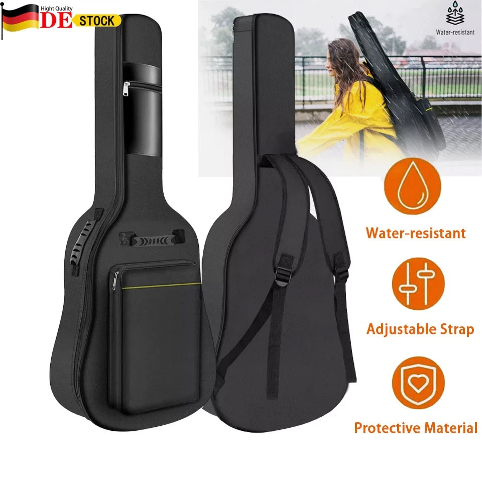 Wasserdicht Gitarrentasche Gitarren Schutzhülle Gitarrenhülle für Akustikgitarre - Bild 1 von 4