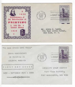FDC's # 857-18 , 857-53 -- Sanders , Inter City - Picture 1 of 2