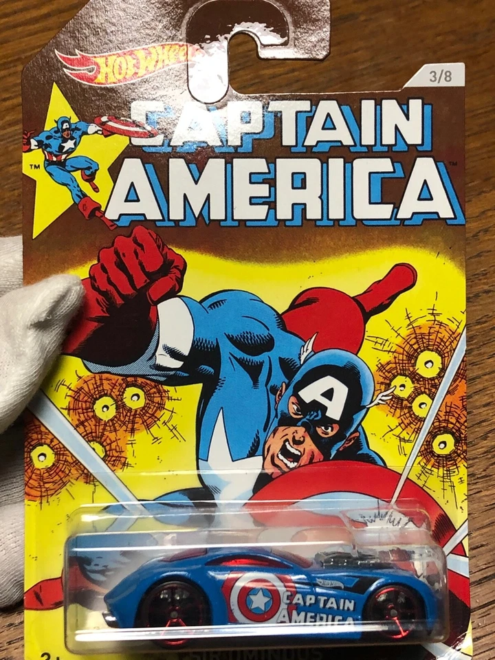 Hot Wheels Capitan America Rd-08 Djk75 - Mattel