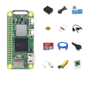 Raspberry Pi Zero 2 W Starter Kit Board Camera Power Supply Case HDMI Heatsink - Picture 1 of 10