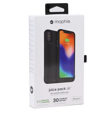 mophie Juice Pack Access iPhone XS / X Charging Case *Black* - Image 1 of 2