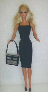 Set 3~*~Dress, Mini Fashion Purse & A Pair of High Heel Shoes~*~No Doll - Picture 1 of 5