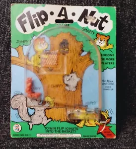 Vintage 1989 Flip-A-Nut Game Toy Nostalgia Made in USA Smethport Specialty Co - Picture 1 of 14