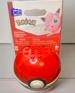 Mega Construx Jigglypuff Pokemon Pokeball Construction Building Brick Toy New - Picture 1 of 1