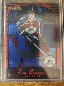 2000-01 Topps Premier Plus Ray Bourque Blue Ice Die-Cut /250 #42 Avalanche HOF