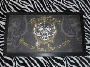MOTORHEAD - BORN TO LOSE, LIVE TO WIN - BAR RUNNER (44cm x 25cm) - Bild 1 von 1
