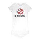 Women's Ghostbusters No Ghost Logo White T-Shirt Dress