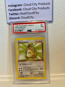 1999 Pokemon Jungle 21 Kangaskhan 1st Edition PSA 7 - Picture 1 of 2