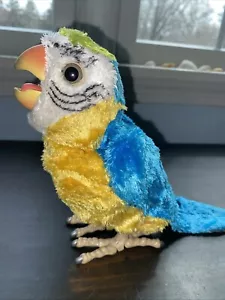 Hasbro FurReal Friends Baby Guacaw Parrot Interactive 2008 7" pájaro probado y funciona - Imagen 1 de 10