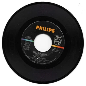 The 4 Seasons: "Bye, Bye Baby" / "Searching Wind" - VG+ '64 hit- plays NM! - Imagen 1 de 2