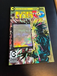 Cyberrad #1 Silver Hologram One Shot  (1992) Continuity Comics VF/NM B&B - Picture 1 of 10