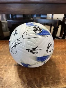 Tosin Adarabioyo Nicolas Jackson Signed Nike Soccer Ball JSA Coa Chelsea FC - Picture 1 of 9