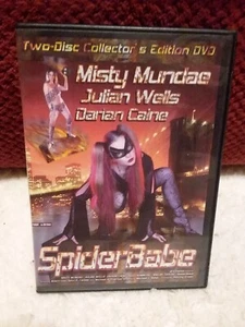Spider Babe DVD + 33x22 PROMO POSTER Rare OOP  2003 Misty Mundae LOT - Picture 1 of 4