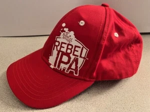 Samuel Adams REBEL IPA Snap Back Red Adjustable Adult BASEBALL CAP - 100% Cotton - Picture 1 of 7