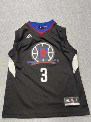 Adidas NBA Boy’s Size  Large LA Clippers #3 Chris Paul Alternate Black Jersey - Изображение 1 из 4
