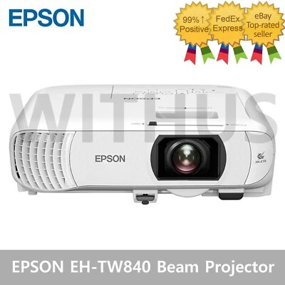 EPSON EH-TW840 Beam Projector FHD 3LCD 4,000lm Home Theater - Tracking - Image 1 of 4