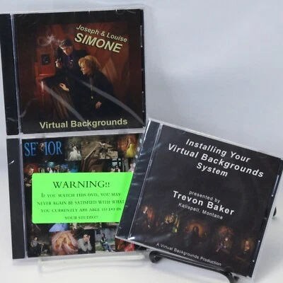 Photography Virtual Background DVD Trevon Baker & Joseph Simone & Senior SEALED - Image 1 of 4