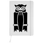 'Stylised Owl' A5 Ruled Notebooks / Notepads (NB037542)