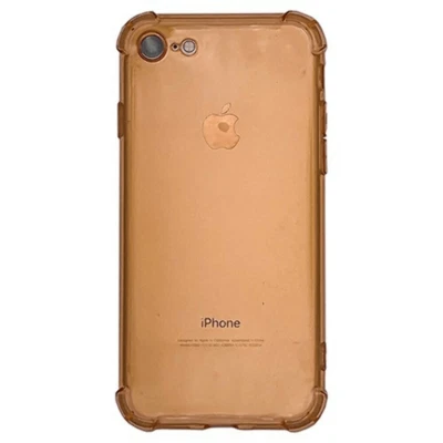 Funda Carcasa TPU Transparente a Prueba de Golpes para iPhone 7/8/SE2/SE3 NARANJA Foto 1 de 2