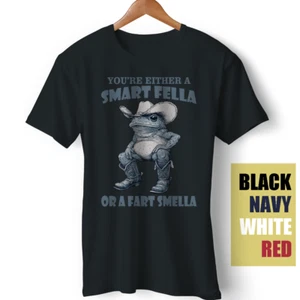 Camiseta You are Smart Fella or a Fart Smella Meme Frog Retro Vintage Divertida Regalo - Imagen 1 de 5