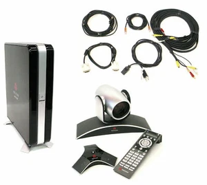 Polycom HDX 7000 Video Conferencing System w/ MPTZ-6 Camera Multipoint #12 - Picture 1 of 7