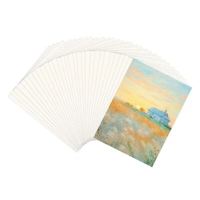 Papier Aquarelle 50 Feuilles 300 g/m² Feuille Aquarelle A4 Blanc Papier à Des... - Photo 1/4